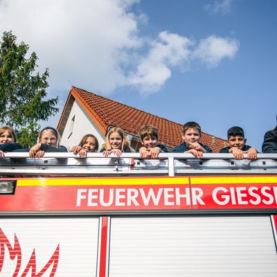 Bild vergr&ouml;&szlig;ern: Gruppenbild Jugendfeuerwehr Rödgen
